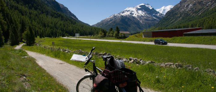 Fahrrad Von der Rhone an die Aare Logbuch Schweiz Reise