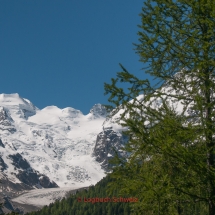 Bernina Pass mit dem Fahrrad, Bernina Express