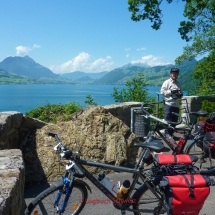 Vierwaldstätter See mit dem Fahrrad, Luzern Riviera