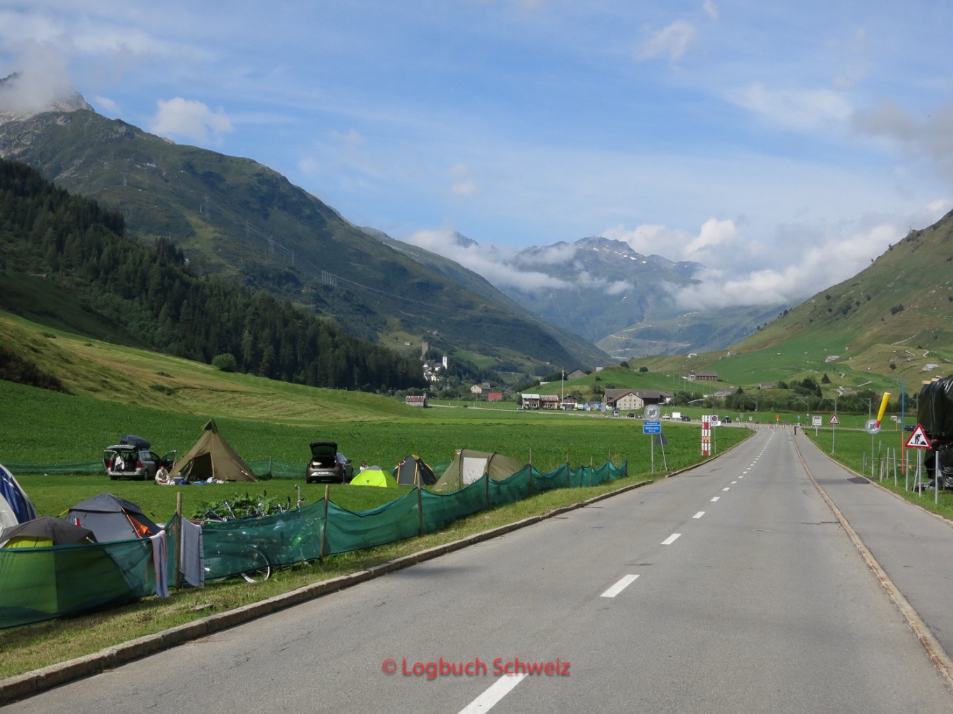 Gotthard Pass mit dem Fahrrad, Urserental