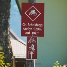 Große Scheidegg mit dem Fahrrad