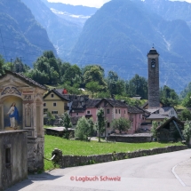 Maggia Tal mit dem Fahrrad