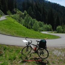 Mittelberg Pass mit dem Fahrrad