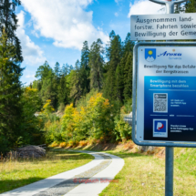 Arosa - Chur, Fahrradtour