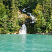 Brienzersee Fahrradtour, Iseltwald, Giessbachfälle