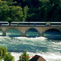 Rheinfall bei Schaffhausen und bei Neuhausen