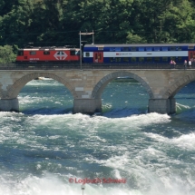 Rheinfall bei Schaffhausen und bei Neuhausen