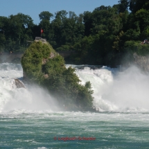 Rheinfall bei Schaffhausen und bei Neuhausen