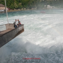 Rheinfall bei Schaffhausen und bei Neuhausen