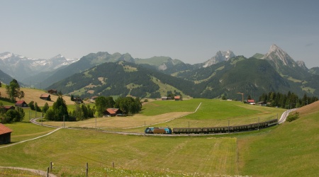 Saanenmöser Sattel mit dem Fahrrad