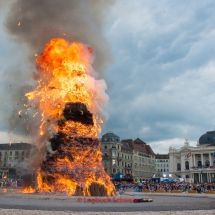 Sechseläuten mit Zug der Zünfte, Böögg Verbrennung