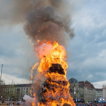 Sechseläuten mit Zug der Zünfte, Böögg Verbrennung