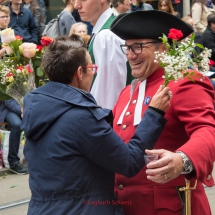 Sechseläuten mit Zug der Zünfte, Böögg Verbrennung