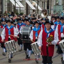 Sechseläuten mit Zug der Zünfte, Böögg Verbrennung