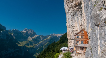 Wildkirchli, Gasthaus Aescher, Alpstein, Ebenalp