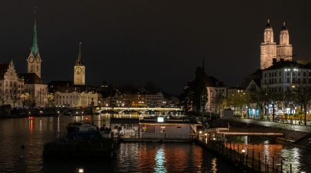 Zürich in der Nacht
