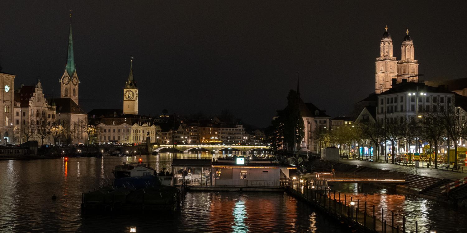 Zürich in der Nacht